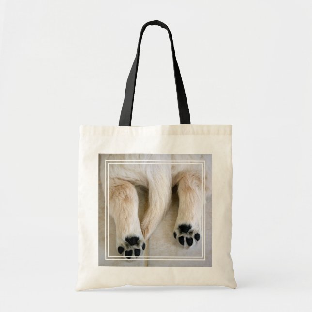 Golden Retriever Puppy Toes Tote Bag (Front)