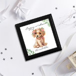 Golden Retriever Puppy With Flowers Custom Name Gift Box<br><div class="desc">Golden Retriever Puppy With Flowers Custom Name Gift Box - Personalised, Adorable Design, Perfect for Dog Lovers. The Golden Retriever Puppy gift box with Custom Name is a delightful choice for dog lovers and their little ones. This adorable gift box can be personalised with your baby's name, making it a...</div>