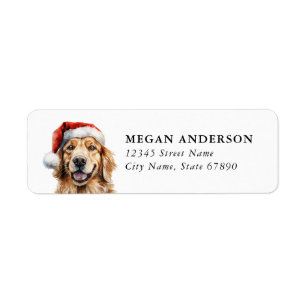 Golden Retriever Return Address Labels