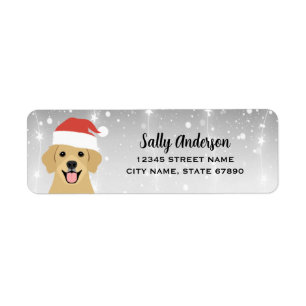Golden Retriever Return Address Labels