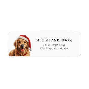 Golden Retriever Return Address Labels
