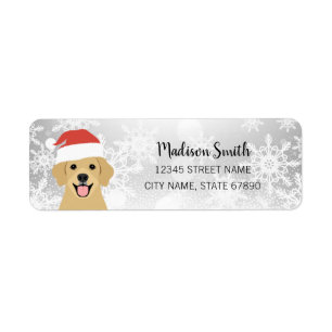 Golden Retriever Return Address Labels