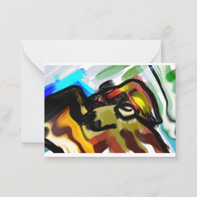 Golden retriever run free  card (Front)
