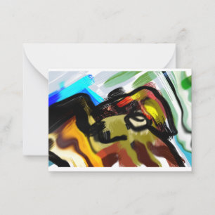 Golden retriever run free card