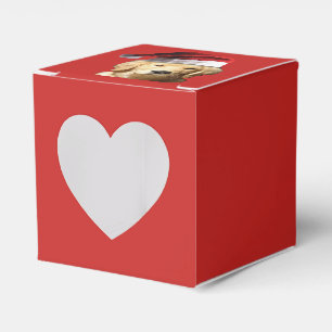 Golden Retriever Santa Claus Favour Box