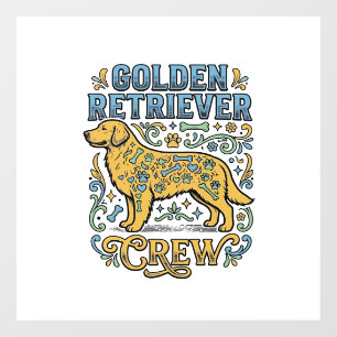Golden Retriever Shirt With Vintage Dog Lover Art_