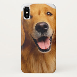 Golden Retriever Smile iPhone X Case