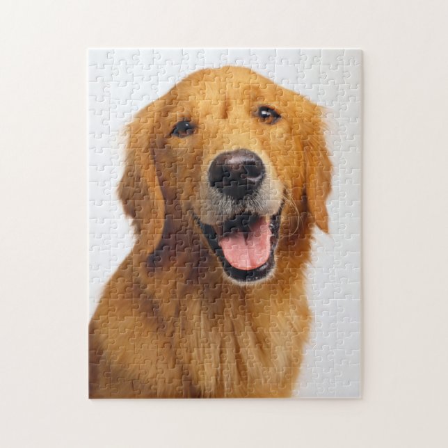 Golden Retriever Smile Jigsaw Puzzle (Vertical)