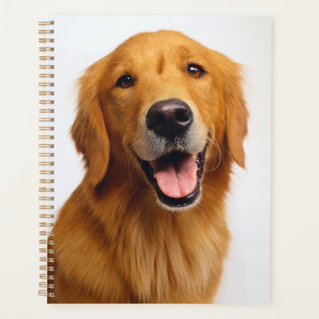 Golden Retriever Smile Planner (Front)