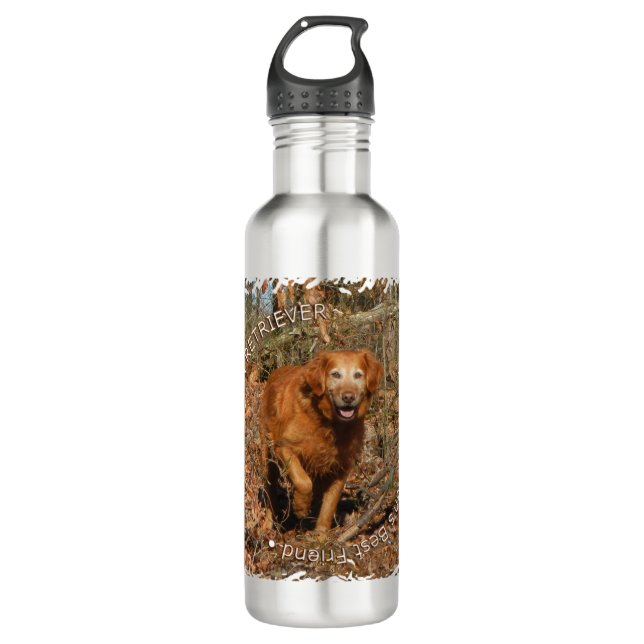 Golden Retriever Sportsmans  Best Friend 710 Ml Water Bottle (Front)