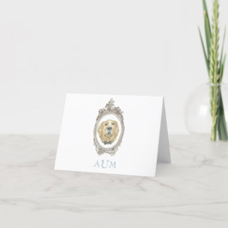 Golden Retriever Stationary Announcement