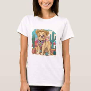 Golden Retriever stay cool anywhere T-Shirt