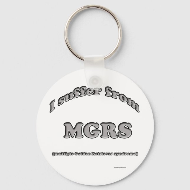 Golden Retriever Syndrome - Keychain (Front)