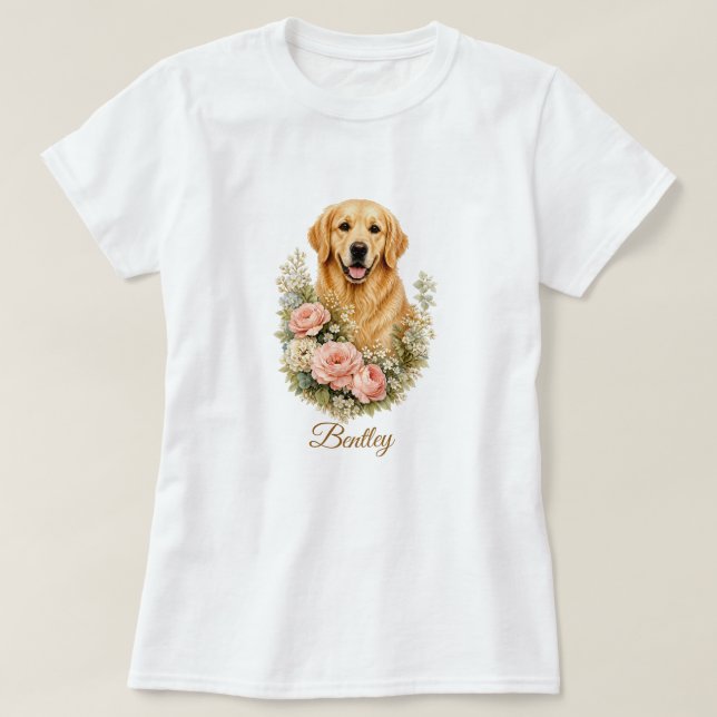 Golden Retriever T-Shirt (Design Front)