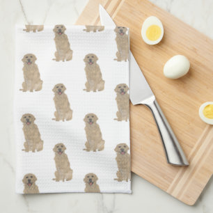Golden Retriever Tea Towel