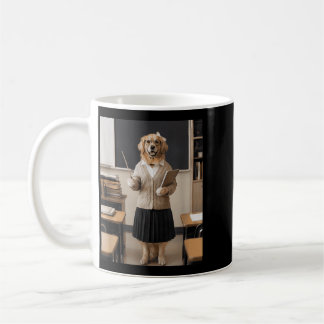 Golden Retriever Teacher Clroom Dog Funny Animal Coffee Mug