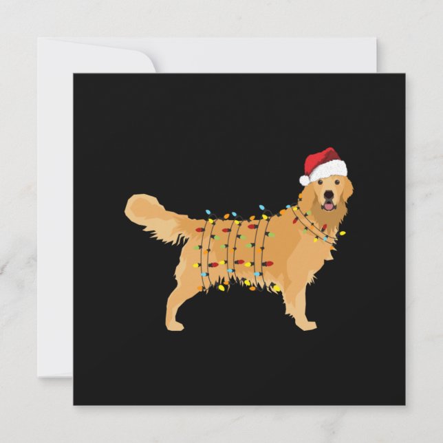 Golden Retriever Thank You Card (Front)