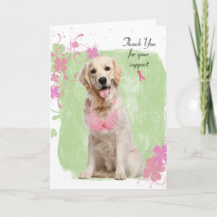 Golden Retriever Thank You Card