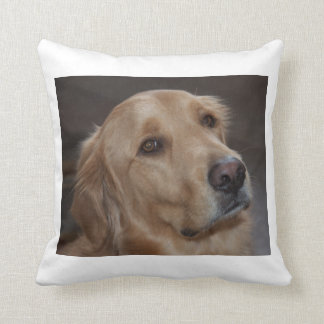 Golden Retriever throw pillow