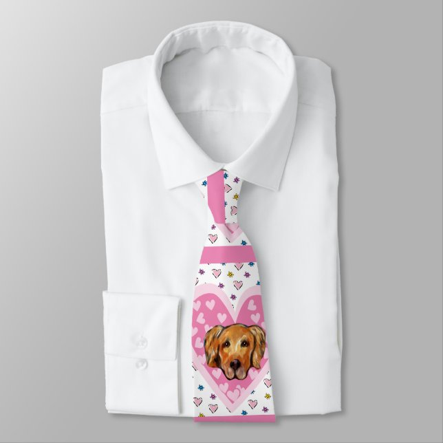 Golden Retriever Tie (Tied)