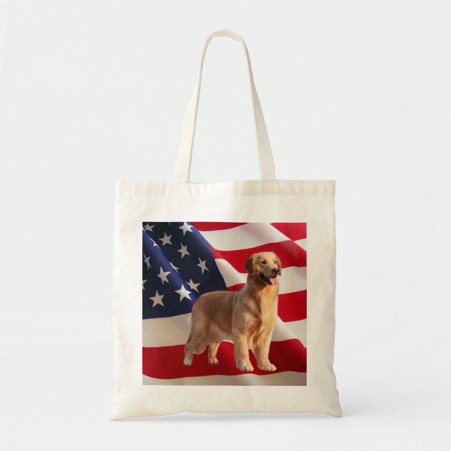Golden Retriever Tote Bag (Front)