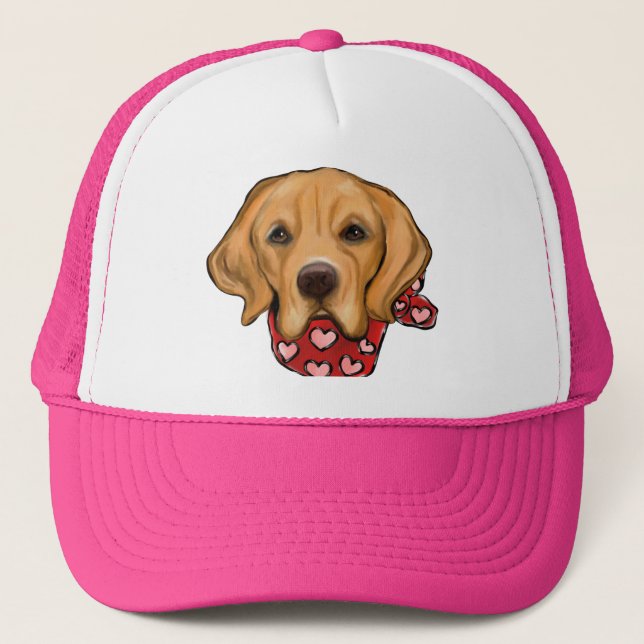 Golden Retriever Trucker Hat (Front)
