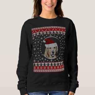 Golden Retriever Ugly Christmas Sweater Design
