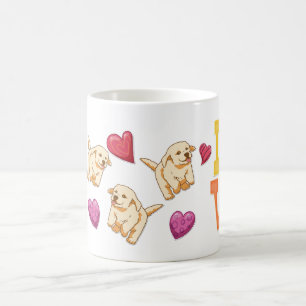 Golden Retriever Valentine's Day Gift Dog Lover Coffee Mug