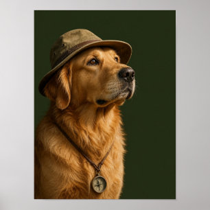Golden Retriever Wall Art — Explorer Pet