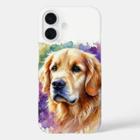 Golden Retriever Watercolor Art