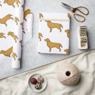 Golden Retriever Wedding Paper 