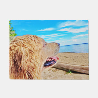 Golden Retriever Welcome Matt Doormat