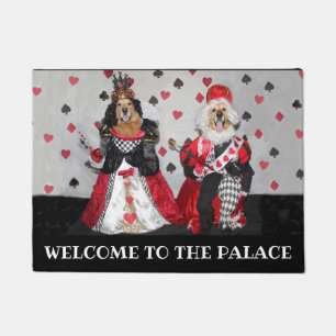 Golden Retriever Welcome to the Palace Doormat