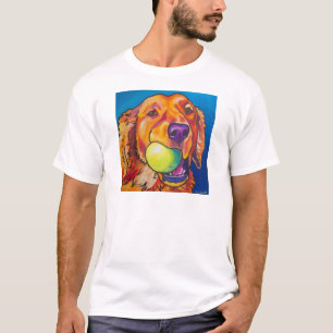 Golden Retriever with ball T-Shirt