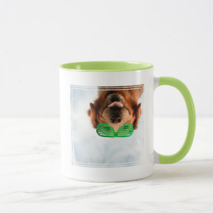 Golden Retriever With Green Sunglasses Mug