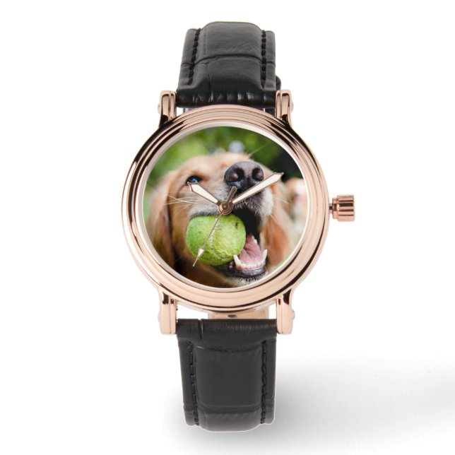 Golden Retriever With Tennis Ball Watch (Front)