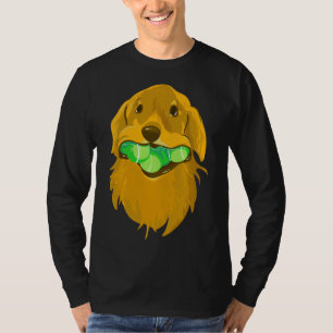 Golden Retriever With Tennis Balls Active T-Shirt
