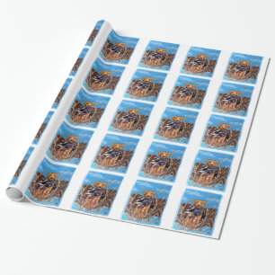 GOLDEN RETRIEVER WRAPPING PAPER