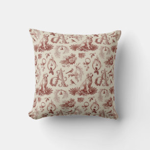 Golden Retriever Xmas Letter A Home Decor Cushion