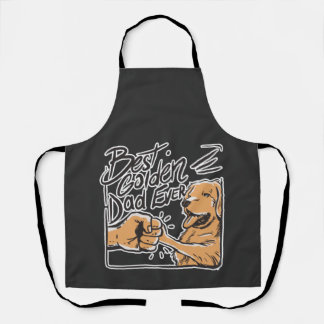 Golden Retriever's best friend ever T-Shirt Apron