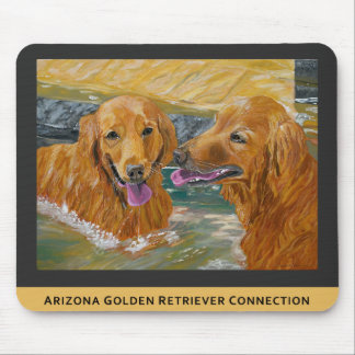 Golden Retrievers Frolic Mousepad