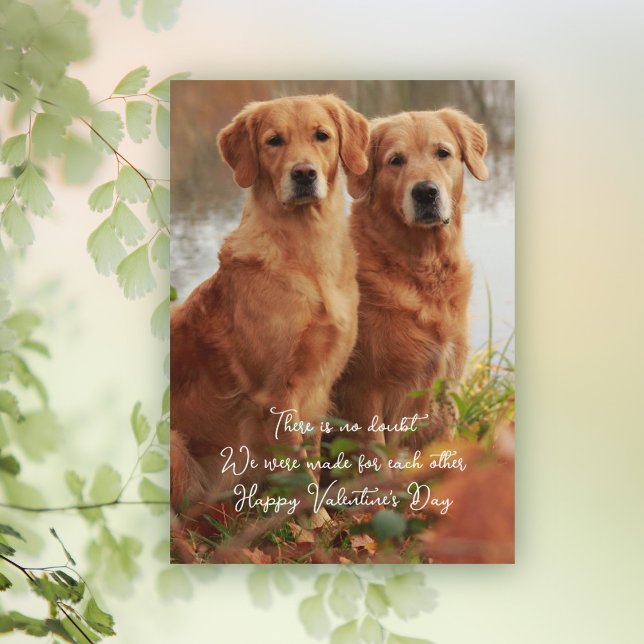 Golden Retrievers Made for Each Other Cards (Creator Uploaded)