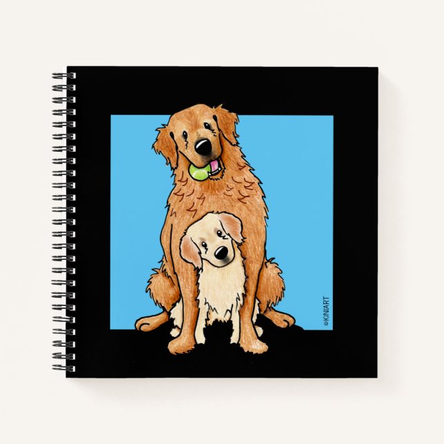 Golden Retrievers Notebook (Front)