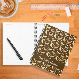 Golden Retrievers Red, Cream, Golden Dog Pattern Planner
