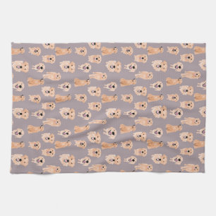 Golden Retrievers Tea Towel