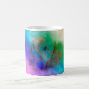 Golden Retrievers Watercolor Art Photo Coffee Mug