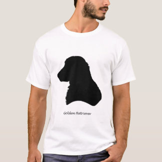 Golden Retriver - black Silhouette T-Shirt