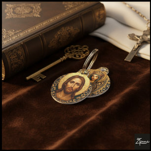 Golden Reverence Virgin Mary Pet Tag