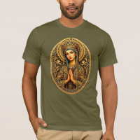 Golden Reverence Virgin Mary
