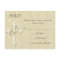 Golden Rings w/Cross, Christian RSVP Reply
